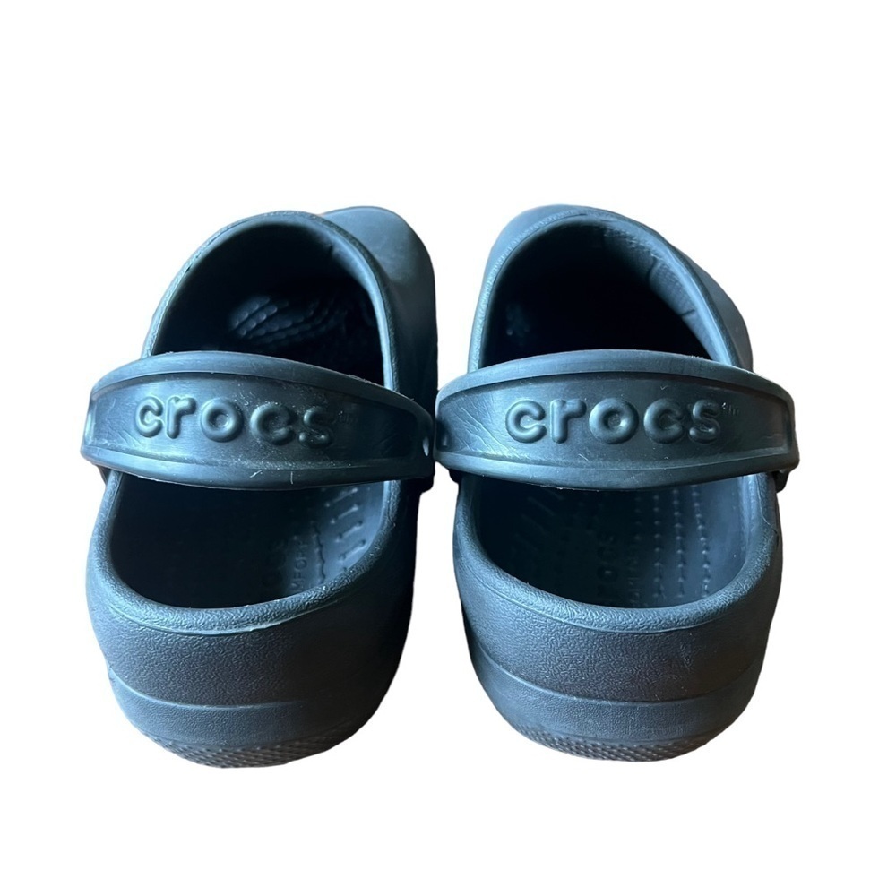 Crocs Unisex-Adult Bistro Clogs. Black. Size Women’s 7/ Men’s 5 - Picture 5 of 11